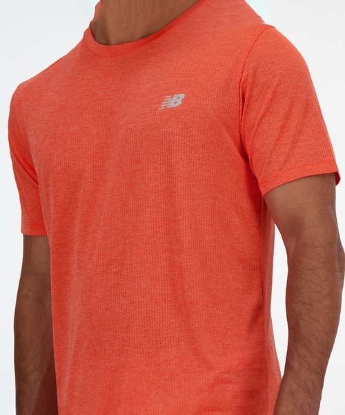 NEW BALANCE（ニューバランス）の「Athletics ショートスリーブTシャツ（Tシャツ/カットソー・メンズ・オレンジ・X-LARGE/LARGE/MEDIUM/SMALL）」の4枚目の写真