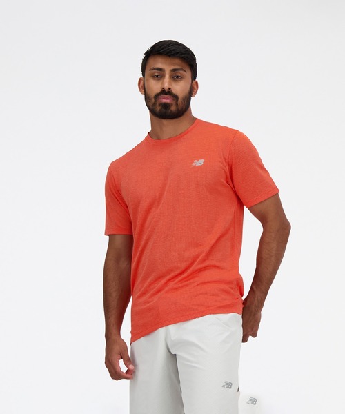 NEW BALANCE（ニューバランス）の「Athletics ショートスリーブTシャツ（Tシャツ/カットソー・メンズ・オレンジ・X-LARGE/LARGE/MEDIUM/SMALL）」の5枚目の写真
