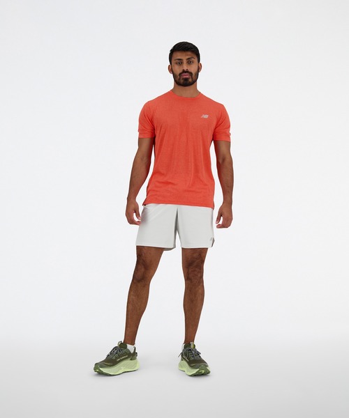 NEW BALANCE（ニューバランス）の「Athletics ショートスリーブTシャツ（Tシャツ/カットソー・メンズ・オレンジ・X-LARGE/LARGE/MEDIUM/SMALL）」の6枚目の写真