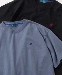 BEVERLY HILLS POLO CLUB（ビバリーヒルズポロクラブ）の「【BEVERLY HILLS POLO CLUB/ビバリーヒルズポロクラブ】ブランドロゴ ワンポイント刺繍デザイン ビッグシルエット ヘビーウェイト半袖Tシャツ/無地T/オーバーサイズ（Tシャツ/カットソー・メンズ）」