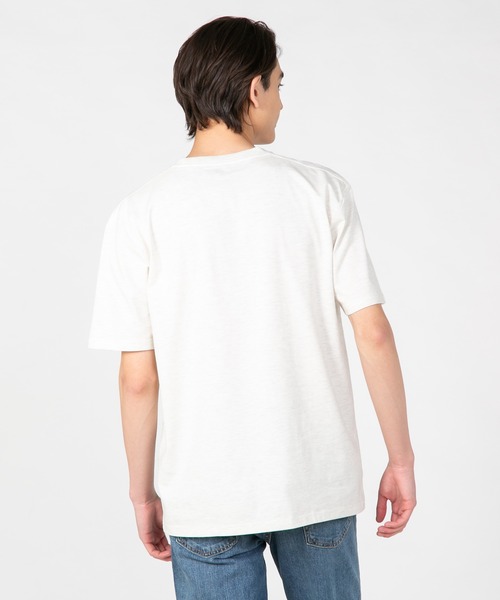 UNIIT（ユニット）の「汗染みの目立たないTシャツ ZEROSTAIN　ゼロステイン 犬猫 アニマルプリントTシャツ 防汚 UVカット 撥水（Tシャツ/カットソー・メンズ・オフホワイト/ブルー/ミント/ホワイト・SMALL/LARGE/MEDIUM/X-LARGE）」の7枚目の写真