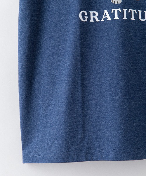 UNIIT（ユニット）の「汗染みの目立たないTシャツ ZEROSTAIN　ゼロステイン 犬猫 アニマルプリントTシャツ 防汚 UVカット 撥水（Tシャツ/カットソー・メンズ・オフホワイト/ブルー/ミント/ホワイト・SMALL/LARGE/MEDIUM/X-LARGE）」の19枚目の写真