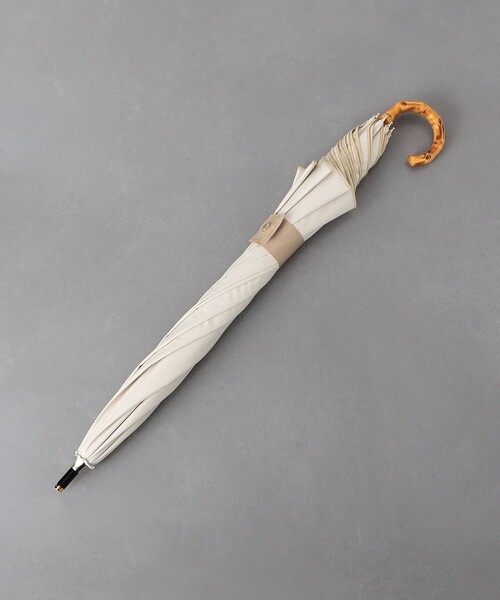 UNITED ARROWS（ユナイテッドアローズ）の「バイカラー 晴雨兼用 長傘（長傘・レディース・ベージュ/ダークグレー/ブラック・FREE）」の4枚目の写真