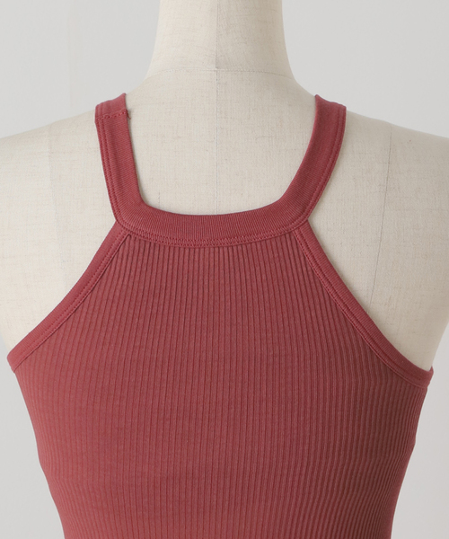 HAKUJI（ハクジ）の「【HAKUJI/ハクジ】Twist cotton bra TT：タンクトップ（その他アンダーウェア/インナー・レディース・ブラック/アイボリー/オレンジ・FREE）」の7枚目の写真