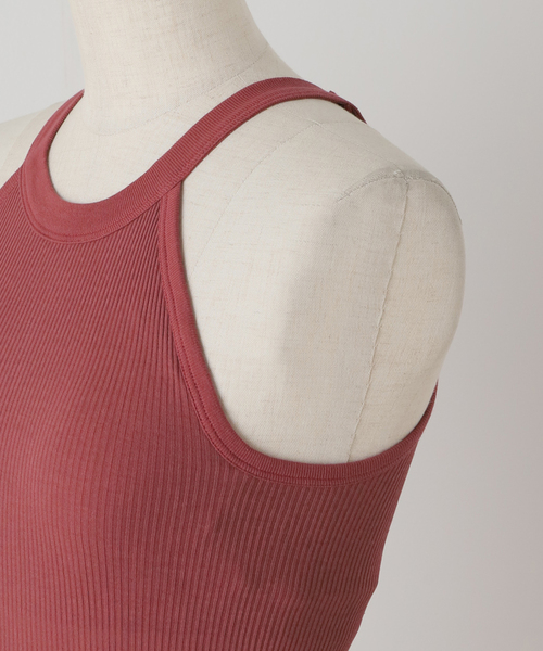 HAKUJI（ハクジ）の「【HAKUJI/ハクジ】Twist cotton bra TT：タンクトップ（その他アンダーウェア/インナー・レディース・ブラック/アイボリー/オレンジ・FREE）」の8枚目の写真