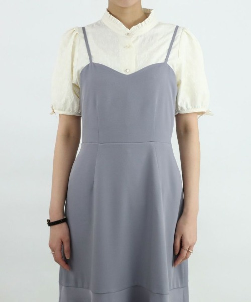 F i.n.t（フィント）の「袖口プチリボンジャガードブラウス/fint（シャツ/ブラウス・レディース・クリーム/オフホワイト・FREE）」の7枚目の写真