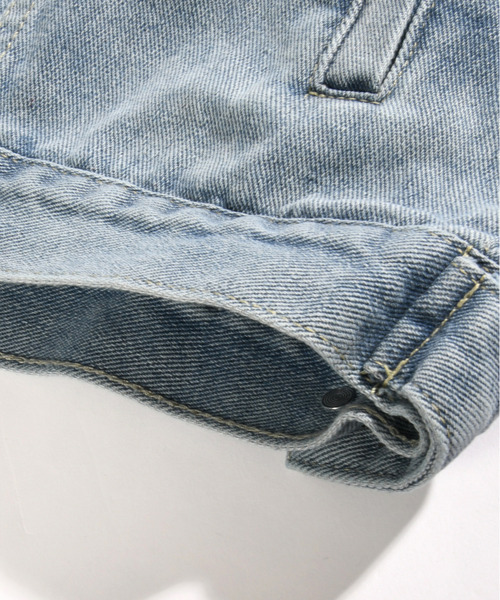 neos（ネオス）の「【neos】ルーズシルエット ビンテージウォッシュ バックフォト プリント デニム ジャケット（デニムジャケット・メンズ・ネイビー/ブラック/サックスブルー・MEDIUM/LARGE/X-LARGE）」の12枚目の写真