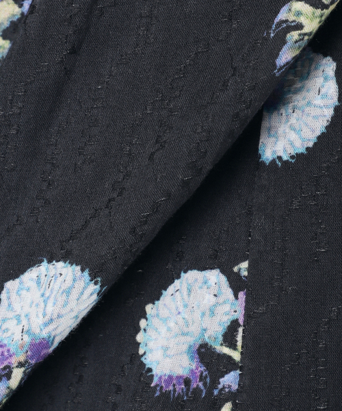 NE QUITTEZ PAS!(ヌキテパ)の「ne Quittez pas / ヌキテパ COTTON JQD MARIGOLD PRINT 010441GH1(ワンピース・レディース・アイボリー/ネイビー・MEDIUM)」の14枚目の写真