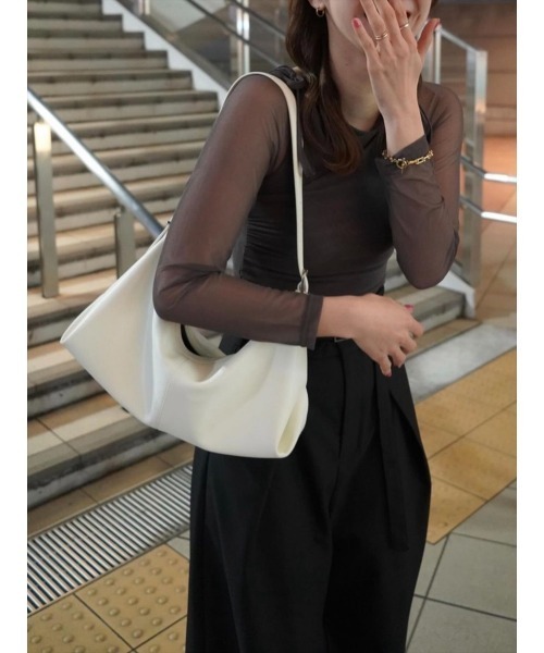 amel(エイメル)の「チュールレイヤードリボントップス/チャコール(Tシャツ/カットソー・レディース・チャコールグレー・FREE)」の21枚目の写真