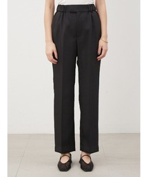 ウエストゴムセンタープレスセミワイドパンツ