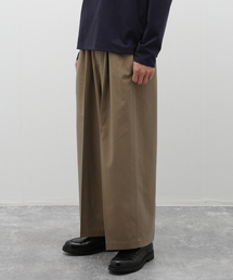 【LA BOUCLE / ラブークル】Gass Twill ワイド イージーパンツ