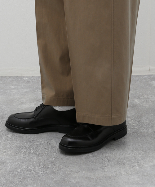 EDIFICE（エディフィス）の「【LA BOUCLE / ラブークル】Gass Twill ワイド イージーパンツ（スラックス・メンズ・カーキ/キャメル・FREE）」の9枚目の写真