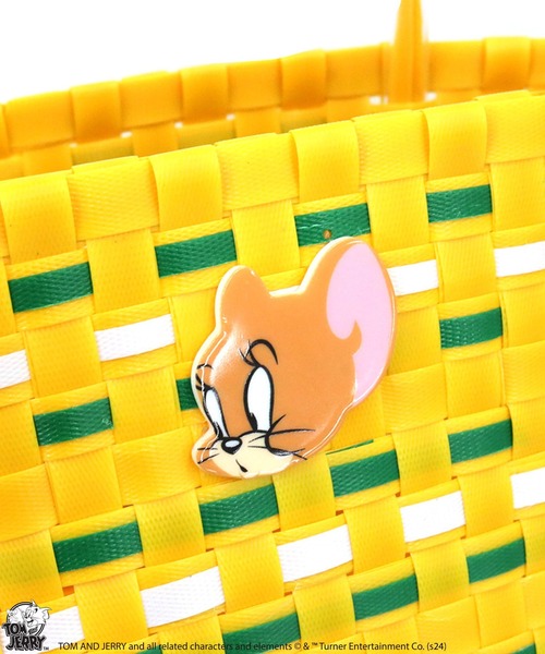 トムとジェリーかごバッグ　トムジェリアパレルレディース 公式】TOM and JERRY PPバンドカゴバッグ（かごバッグ