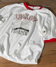 Ritzy（リッツィー）の「16/TC 天竺リンガープリントTシャツ(LUCK OUT、TIME FLIES) レディース メンズ（Tシャツ/カットソー）」