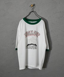 Ritzy（リッツィー）の「16/TC 天竺リンガープリントTシャツ(LUCK OUT、TIME FLIES) レディース メンズ（Tシャツ/カットソー）」