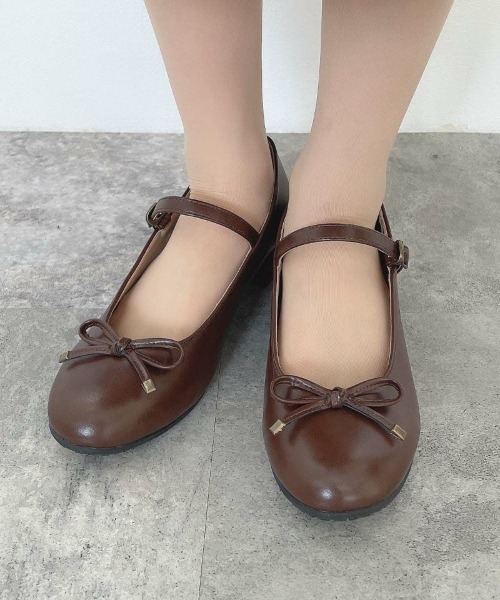 F i.n.t（フィント）の「【REVIVAL】【新色追加】ストラップ付リボンバレエシューズ/fint　フィント（バレエシューズ・レディース・クリーム/シルバー/ピンクゴールド/レッド/ブラウン/ブラック・L/M/S/SS/LL）」の19枚目の写真