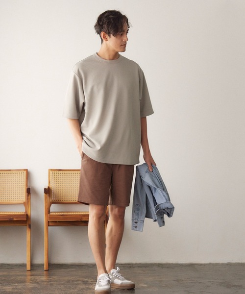 coca（coca）（コカ）の「メンズ カットソーハーフパンツ（その他パンツ・メンズ・グレー/アイボリー/ブラック/ブラウン・S/M/L）」の21枚目の写真