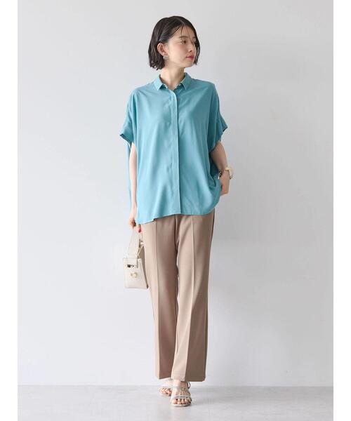 PLEATS PLEASE フレンチスリーブチュニック シャツカラー PLEATS PLEASE ISSEY MIYAKE（チュニック）のフリマアイテム一覧
