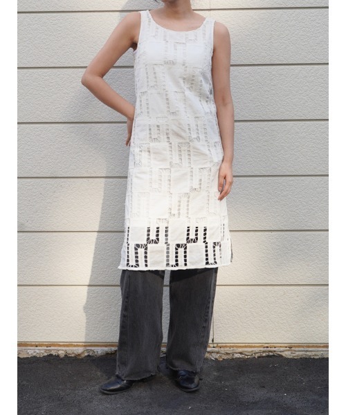 セール】ブロックレースワンピース（ワンピース）｜CHAROL（シャロル  