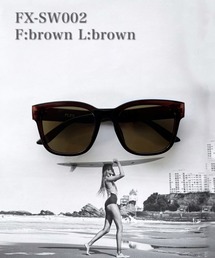 FLEX（フレックス）の「square wide 1 sunglasses / スクエア ワイド サングラス（サングラス）」
