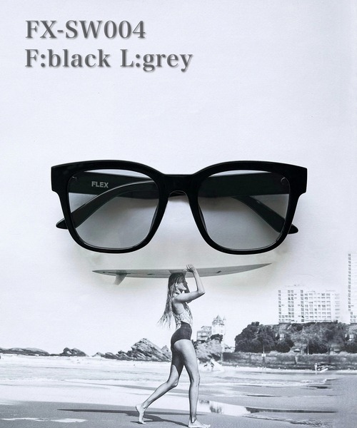 FLEX（フレックス）の「square wide 1 sunglasses / スクエア ワイド