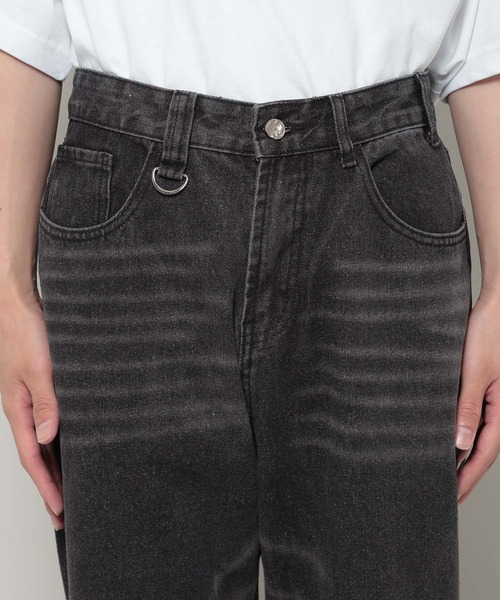 INFLATION(インフレーション)の「INFLATION/WASH WIDEデニム(デニムパンツ・メンズ・ブラック・LARGE/MEDIUM)」の19枚目の写真