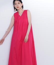 N.(N. Natural Beauty Basic) | ◆タックショルダーコットンボイルワンピース(ワンピース)