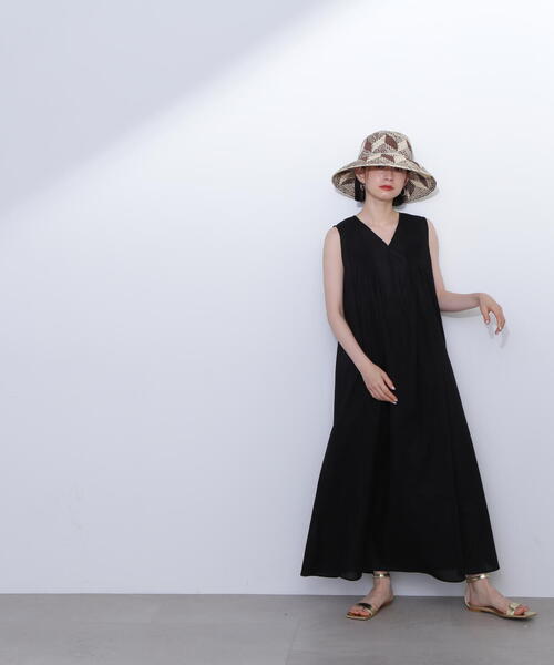 N.(N. Natural Beauty Basic)(エヌエヌナチュラルビューティーベーシック)の「◆タックショルダーコットンボイルワンピース(ワンピース・レディース・ピンク/グリーン/ブラック・SMALL/MEDIUM)」の22枚目の写真
