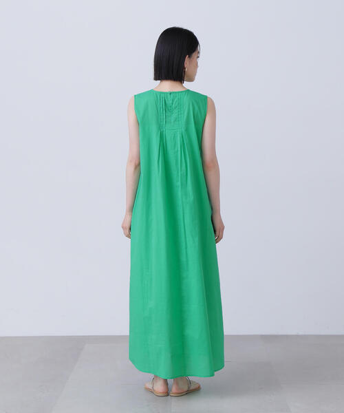 N.(N. Natural Beauty Basic)(エヌエヌナチュラルビューティーベーシック)の「◆タックショルダーコットンボイルワンピース(ワンピース・レディース・ピンク/グリーン/ブラック・SMALL/MEDIUM)」の13枚目の写真