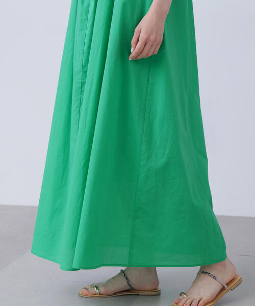 N.(N. Natural Beauty Basic)(エヌエヌナチュラルビューティーベーシック)の「◆タックショルダーコットンボイルワンピース(ワンピース・レディース・ピンク/グリーン/ブラック・SMALL/MEDIUM)」の18枚目の写真
