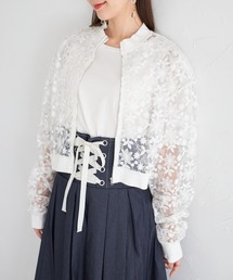 tocco closet | 【ZOZO限定】エンブロイダリーシアーブルゾン(ブルゾン)