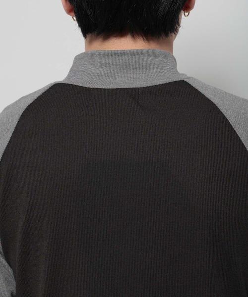 3.3 Field Trip （3.3フィールドトリップ）の「3.3 Field Trip／ ハーフジップT（Tシャツ/カットソー・メンズ・グレー/アイボリー・LARGE/MEDIUM）」の11枚目の写真