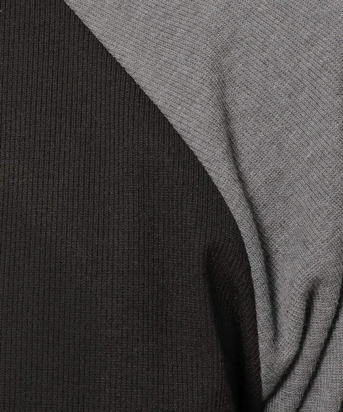 3.3 Field Trip （3.3フィールドトリップ）の「3.3 Field Trip／ ハーフジップT（Tシャツ/カットソー・メンズ・グレー/アイボリー・LARGE/MEDIUM）」の3枚目の写真