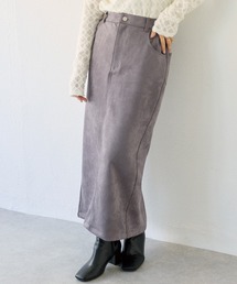 LAVEANGE（ラビアンジェ）の「スエードナロースカート（スカート）」