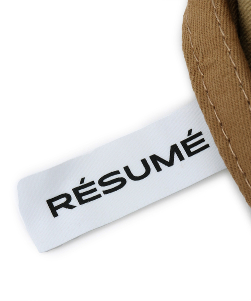 M TO R(ムウトアール)の「【RESUME】RESUMERS LOGO CAP(キャップ・レディース・ベージュ・FREE)」の2枚目の写真