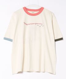 DOUBLE NAME | STG BABY BEACH BACK刺しゅうTEE/ユニセックス(Tシャツ/カットソー)