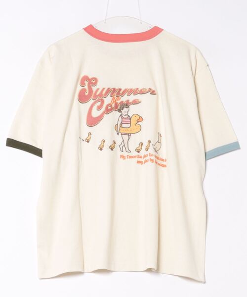 DOUBLE NAME(ダブルネーム)の「STG BABY BEACH BACK刺しゅうTEE/ユニセックス(Tシャツ/カットソー・レディース・ホワイト系その他/オフホワイト/ベージュ・FREE)」の4枚目の写真