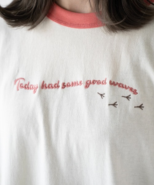 DOUBLE NAME(ダブルネーム)の「STG BABY BEACH BACK刺しゅうTEE/ユニセックス(Tシャツ/カットソー・レディース・ホワイト系その他/オフホワイト/ベージュ・FREE)」の11枚目の写真