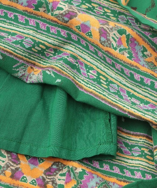 チチカカ（チチカカ）の「コットンメヒコプリントスカート（スカート・レディース・ブラック/オレンジ/グリーン・FREE）」の18枚目の写真