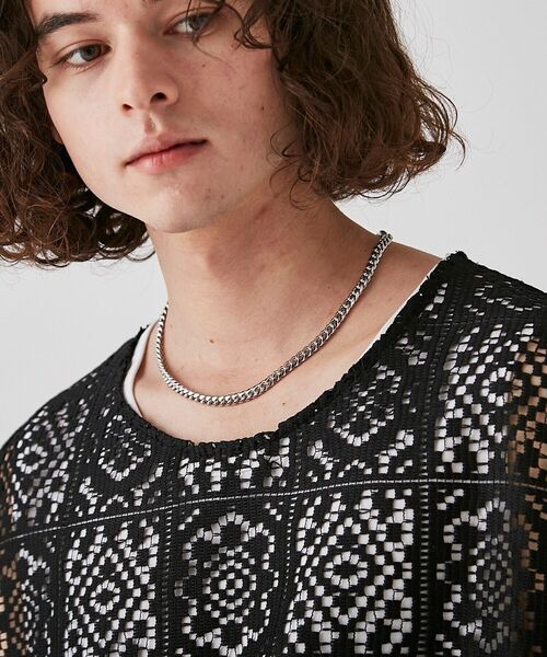 tk.TAKEO KIKUCHI（ティーケータケオキクチ）の「◆アソートチェーンネックレス（ネックレス・メンズ・シルバー系2/シルバー系1/シルバー系・00）」の4枚目の写真