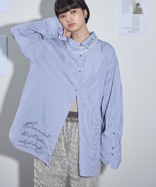 junページ【8/16着】 Graphpaper - Narrow Border S/S Tee / NAVY × WHITE | Stripe