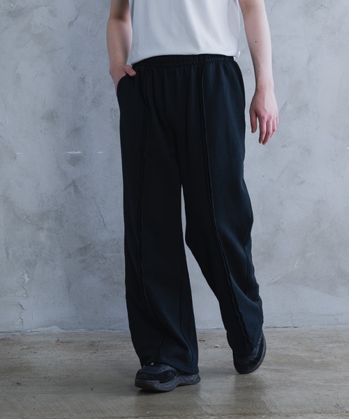 AROUND FLAVA(アラウンドフラバ)の「heavy weight linking sweatpants / ヘビーウェイト リンキング スウェットパンツ(スウェットパンツ・メンズ・グレー/ブラック・SMALL/MEDIUM/LARGE)」の11枚目の写真