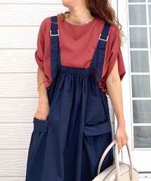 Q | エアリーラウンドT(Tシャツ/カットソー)