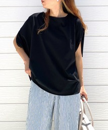 Q | エアリーラウンドT(Tシャツ/カットソー)