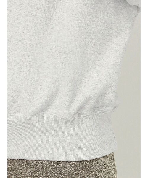 Russell Athletic（ラッセルアスレティック）の「【RUSSELLコラボ】フロントZIPプルオーバー（スウェット・レディース・ライトグレー・FREE）」の11枚目の写真