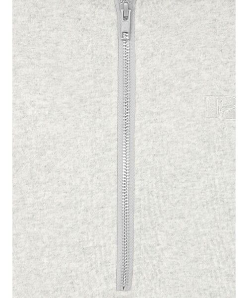 Russell Athletic（ラッセルアスレティック）の「【RUSSELLコラボ】フロントZIPプルオーバー（スウェット・レディース・ライトグレー・FREE）」の14枚目の写真