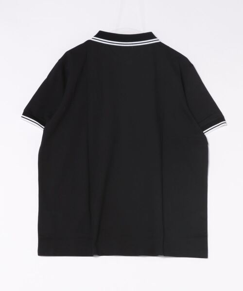 SPINNS（スピンズ）の「ワンポイント刺繍 半袖鹿の子ポロシャツ（ポロシャツ・レディース・ブラック/アイボリー/ネイビー/ピンク・ONESIZE）」の17枚目の写真