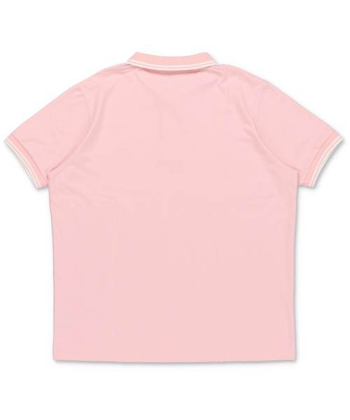 SPINNS（スピンズ）の「ワンポイント刺繍 半袖鹿の子ポロシャツ（ポロシャツ・レディース・ブラック/アイボリー/ネイビー/ピンク・ONESIZE）」の8枚目の写真