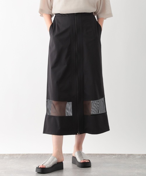LEPSIM(レプシィム)の「裾切り替えスカート 116757(スカート・レディース・ブラック/オフホワイト・FREE)」の11枚目の写真