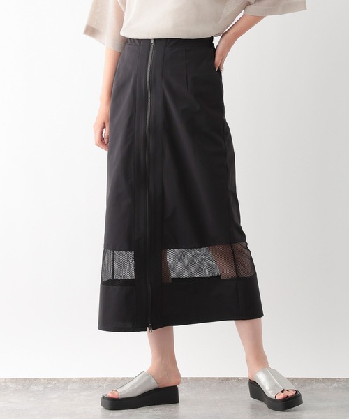 LEPSIM(レプシィム)の「裾切り替えスカート 116757(スカート・レディース・ブラック/オフホワイト・FREE)」の13枚目の写真